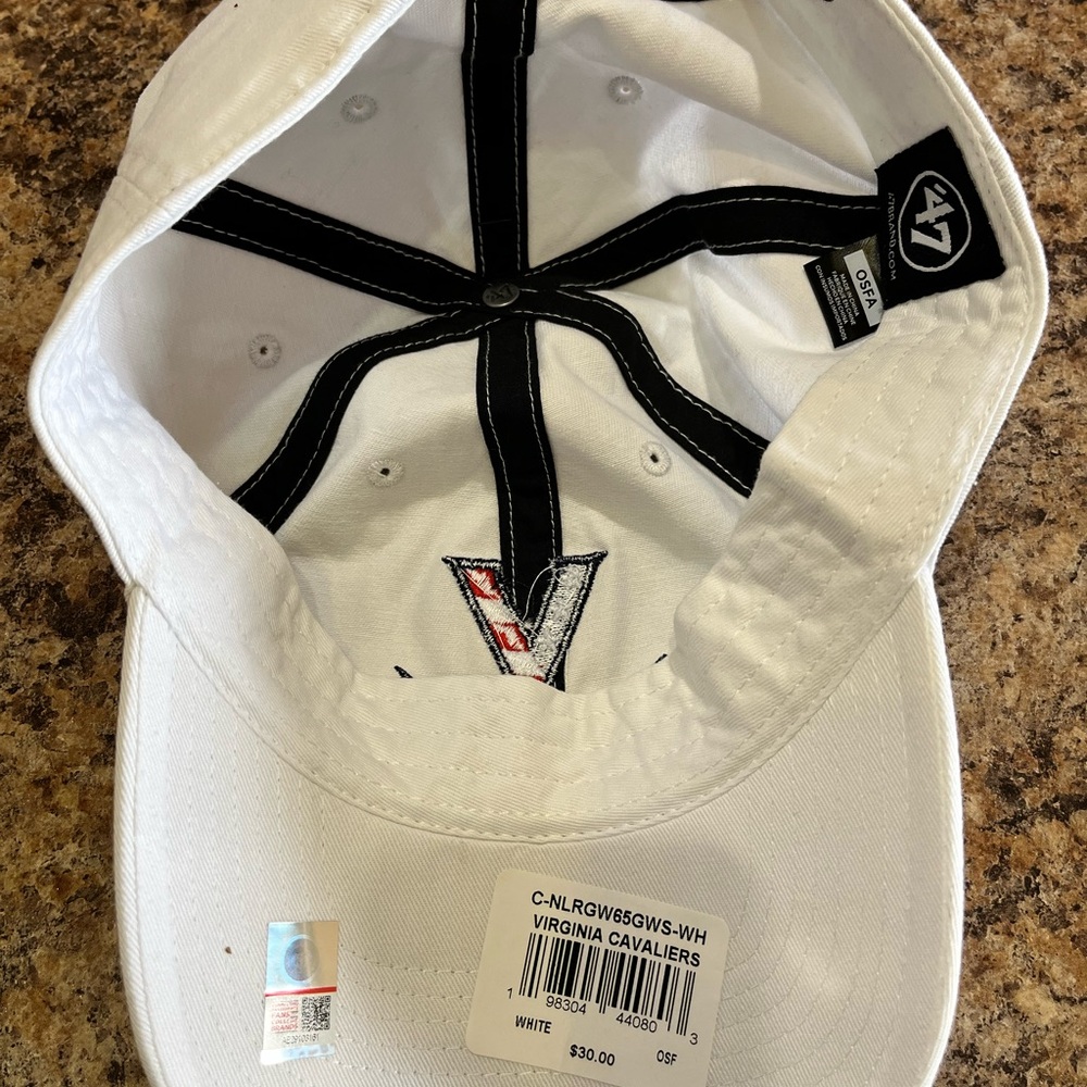 '47 Brand White Adjustable Hat UVA Salute to Service - Picture 2 of 2